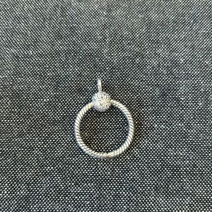 Pandora Moments Pave’ O pendant